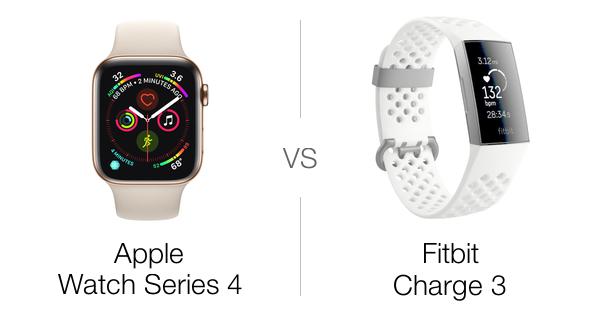 fitbit charge vs apple watch 3
