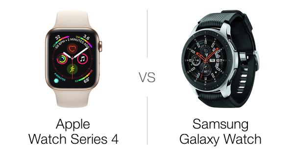 apple series 4 vs galaxy watch